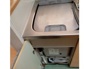 静岡県藤枝市にて上蓋式食洗からスライド食洗機へ取り替え事例a-13855