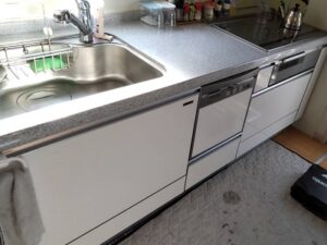 小金井市にてパナソニック製の浅型食洗機NP-45MS9Sへの取替え工事事例です！a-14725