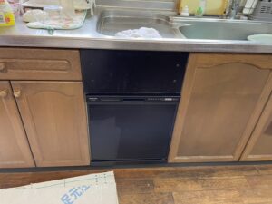 奈良県山辺郡にてシンク下食洗機の入れ替え工事事例！a-14712
