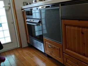 静岡県浜松市にてリンナイ製食洗機RKW-458Cからパナソニック製NP-45MS9Sへの買い替え事例！a-15096
