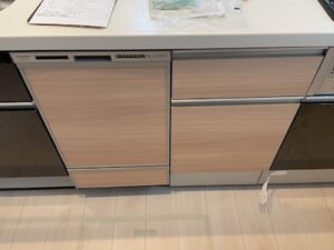 奈良県生駒郡にてハウステックキッチンに食洗機NP-45RD9Sの新設工事a-14001