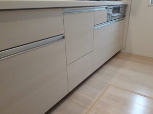 【新潟市内の新築一戸建】ファーストプラスキッチンのフロントオープン食洗機を設置出来るの？！