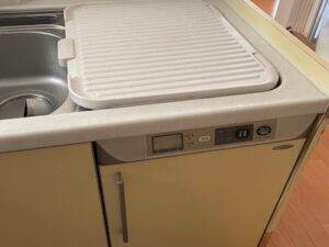 愛知県豊田市にて上蓋式食洗機EW-CB70-YHからスライド食洗機への入れ替え工事a-14851