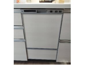 山口県宇部市にてフロントオープン食洗機RSW-F402C-SVをファーストプラスキッチンに新設事例！a-15629