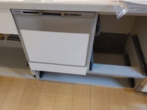 【化粧パネル再利用案件】東京都杉並区にて浅型食洗機ZWPP45R09BDSからNP-45MS9Sへの買い替え事例です！a-15874