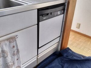 静岡県静岡市にてスライドオープン食洗機CWPM-45をNP-45MS9Sへ取り替えた事例a-16126