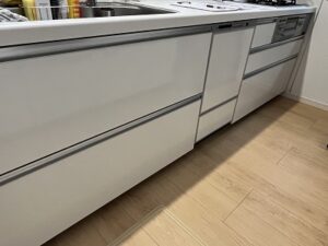 フロントオープン食洗機RSW-F402CA-SVをファーストプラスキッチンに新設事例！【16970】
