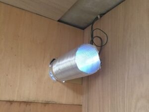 プロペラファンをシロッコタイプに変更！堺市でのキッチン取替え事例