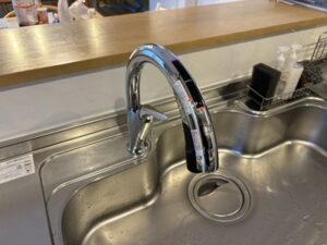 国分寺市にてクリナップの水栓をLIXILのナビッシュ浄水器へa-22938