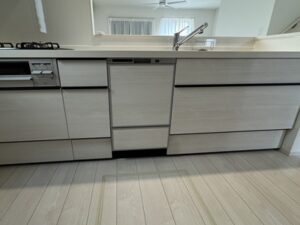 宮崎市にてLIXILESシリーズキッチンにフロントオープン新設a-22267